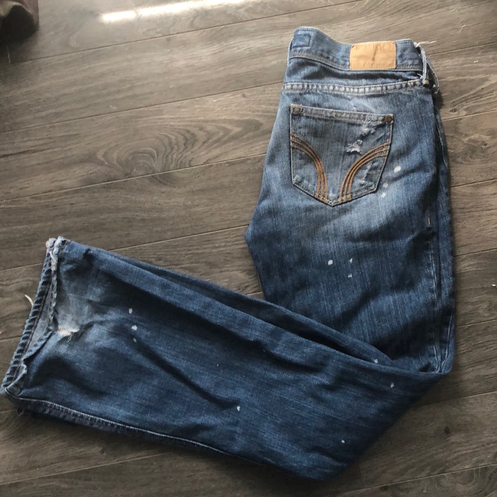 Hollister Destroyed Flares low rise size 5